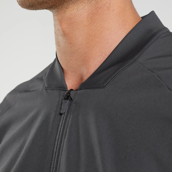 NWOT Gymshark Men’s Onyx Gray Studio Jacket - Picture 9 of 12